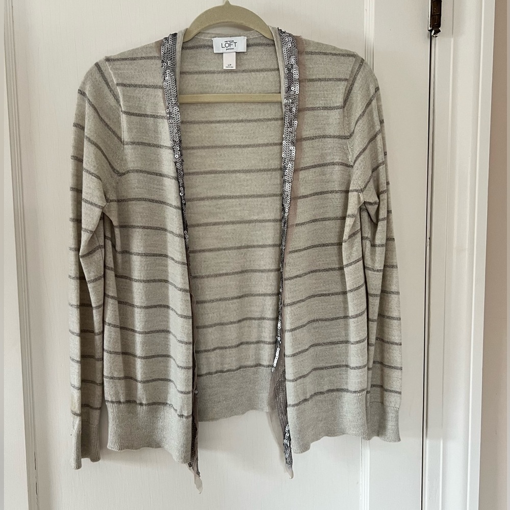 Loft sequin cardigan